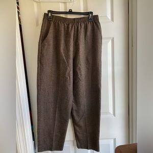 Vintage brown and black pants briggs size 14